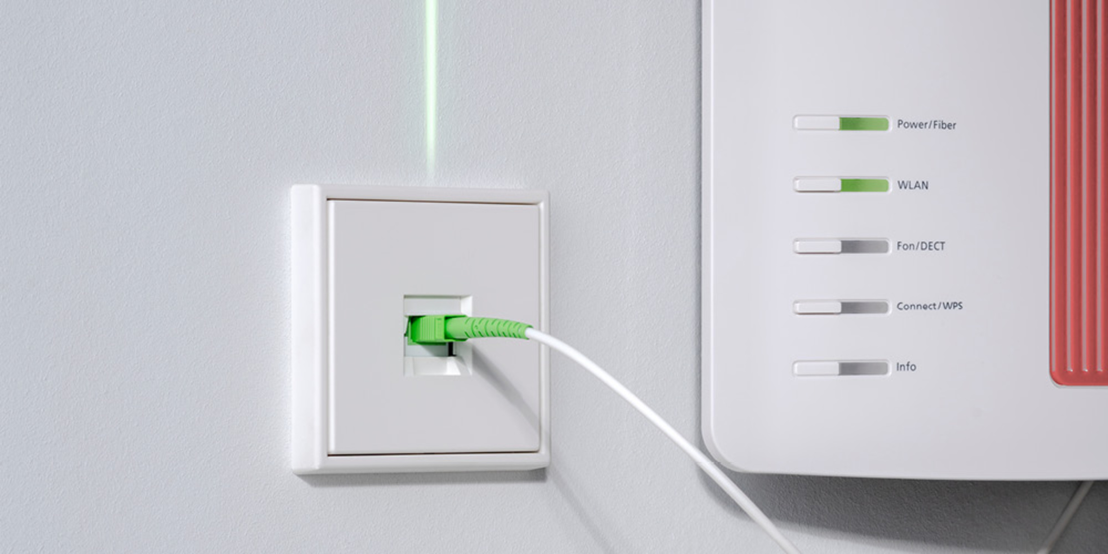 Die neuen Glasfaser-Anschlussdosen bei BKE-Elektro Bäuerle in Ellwangen